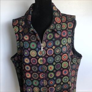 - Multi Colored Lined Vest